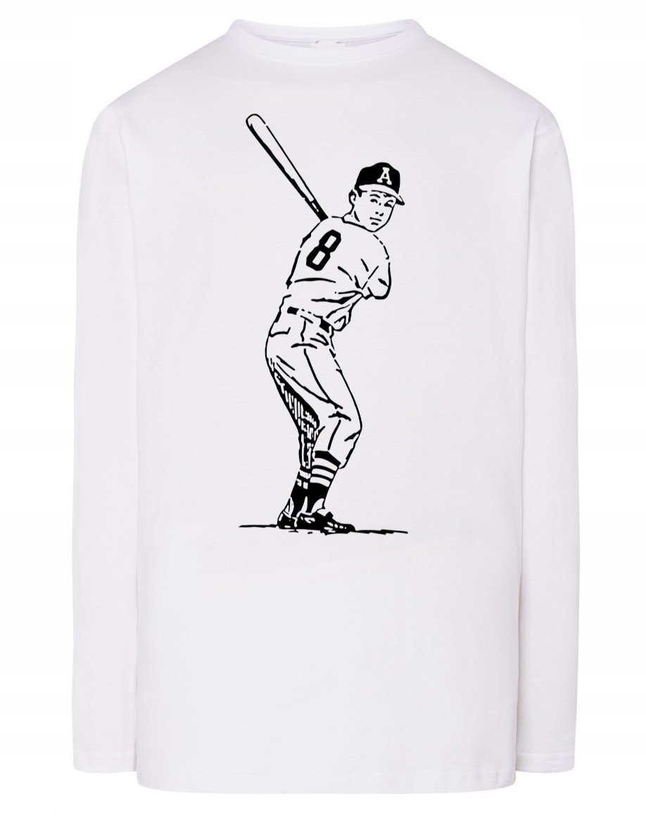 Longsleeve męski nadruk GRACZ BASEBALL r.5XL