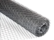 Akcesoria do ogrodzeń - SIATKA PODTYNKOWA CIĘTO-CIĄGNIONA Z BLACHY OCYNKOWANEJ 80CM - miniaturka - grafika 1