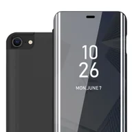 Etui i futerały do telefonów - Etui na telefon komórkowy Cadorabo do Apple iPhone 7 / 7S / 8 / SE 2020 w kolorze czarnym tylna okładka okładka ochronna książeczka etui książeczka - miniaturka - grafika 1