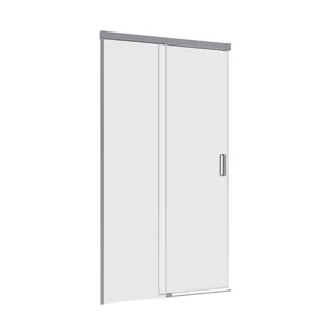 Sensea Drzwi prysznicowe przesuwne Neo chromowane 120x200 cm - Ścianki i drzwi prysznicowe - miniaturka - grafika 1