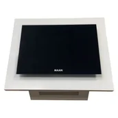 Okapy kuchenne - Maan Vertical-2 60 Biało-czarny - miniaturka - grafika 1