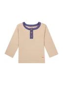 Kaftaniki dla niemowląt - Noppies Koszulka "Olivehurst" w kolorze beżowym - miniaturka - grafika 1