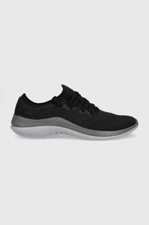 Sneakersy damskie - Crocs Crocs sneakersy kolor czarny - grafika 1
