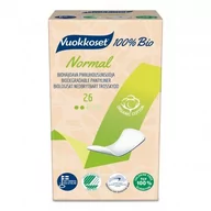 Wkładki higieniczne - Vuokkoset VUOKKOSET 100% Bio Normal Pantyliner 26 szt.) wkładki higieniczne panty - miniaturka - grafika 1
