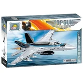 Klocki - Cobi TOP GUN F/A-18E SUPER HORENET SAMOLOT Z NUMEREM BOCZNYM 001 W SPECJALNYMWYDANIU SKALA 1;48 580 KLOCKÓW - miniaturka - grafika 1