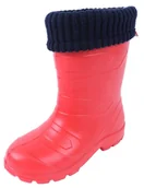 Kalosze damskie - Czerwono-granatowe kalosze ASPEN LEMIGO 29 EU - miniaturka - grafika 1