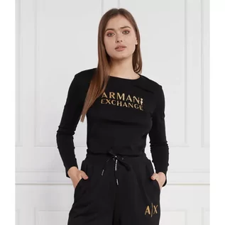 Bluzki damskie - Armani Exchange Bluzka | Regular Fit - grafika 1