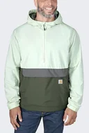 Kurtki i kamizelki sportowe męskie - Kurtka męska przeciwdeszczowa Carhartt Anorak Rain Defender Lightweight Tender Greeen/Dusty Olive - miniaturka - grafika 1