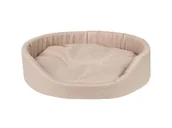 Legowiska dla psów - Ami Play Legowisko owalne Basic beżowe XL - miniaturka - grafika 1