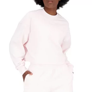 Bluza New Balance WT23555WAN - różowa - Bluzy sportowe damskie - miniaturka - grafika 1