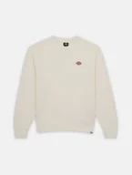 Bluzy męskie - felpa uomo dickies millersburg crew dk0a4ylz ecr ecru - miniaturka - grafika 1
