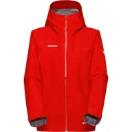 Kurtki i kamizelki sportowe damskie - Kurtka z membraną damska Mammut Crater Light HS Hooded Jacket - miniaturka - grafika 1
