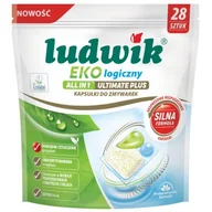 Środki do zmywarek - Kapsułki do zmywarki LUDWIK Ekologiczny All in 1 Ultimate Plus - 28 szt. - miniaturka - grafika 1