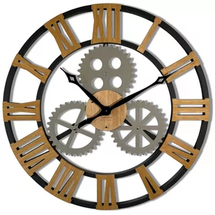 Duży zegar ścienny INDUSTRIAL 80cm - Zegary - miniaturka - grafika 1
