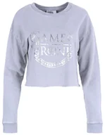 Bluzy damskie - Szara, krótka bluza Gra o tron L - miniaturka - grafika 1