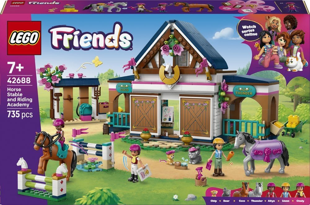 LEGO Friends Stadnina i szkółka jeździecka 42688