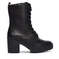 Botki damskie - Botki Fly London Tielfly P144642020 Czarny - miniaturka - grafika 1