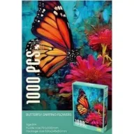 Puzzle - Puzzle 1000 motyl na kwiatach Adar - miniaturka - grafika 1