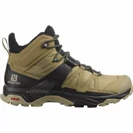 Buty trekkingowe męskie - Salomon Buty X Ultra 4 Mid GORE-TEX Kelp Black Safari - miniaturka - grafika 1