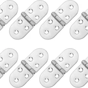 Zawiasy, okucia i inne akcesoria - Zawias składany 270°, zawias ze stali nierdzewnej do stołu składanego ze śrubami, odpowiedni do mebli i maszyn do szycia, 8 szt. - miniaturka - grafika 1