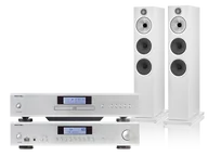 Zestawy stereo - Rotel A14 MKII (srebrny) + CD14 MKII (srebrny) + 603 S3 (biały) - miniaturka - grafika 1