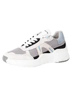 Sneakersy damskie - Tamaris Damskie sneakersy 1-1-23811-28, szary - Lt Grey Comb - 37 eu - miniaturka - grafika 1