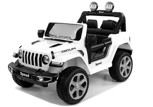 Pojazd Na Akumulator FT-938 Biały 4x4 - Tory, garaże, parkingi - miniaturka - grafika 2