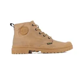 Botki damskie - Palladium Mixed Pampa Sp20 Hi Wax Botki, beżowy, 41 EU - miniaturka - grafika 1