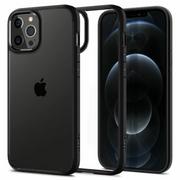 Etui i futerały do telefonów - Spigen ULTRA HYBRID IPHONE 12/12 PRO MATTE BLACK - miniaturka - grafika 1