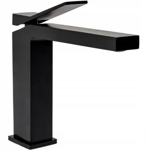 Rea Bateria umywalkowa Duet Black Niska B4412 - Baterie umywalkowe - miniaturka - grafika 7