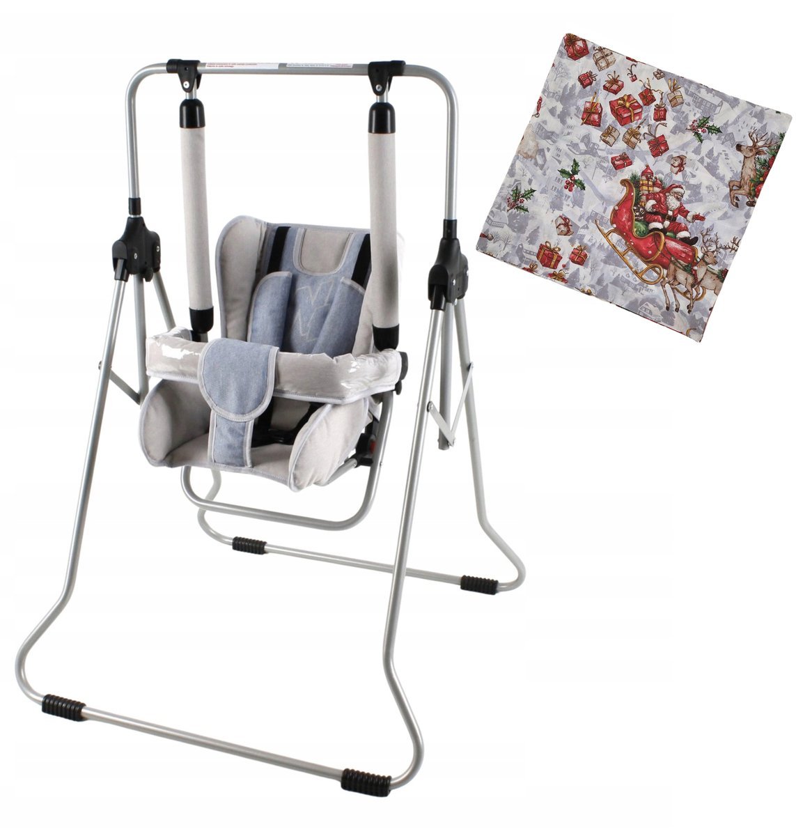 Huśtawka Stojąca/Lezaczek ADBOR kolor N-05+ Poszewka na jasiek