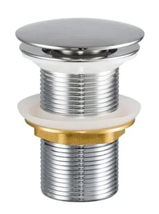 Elior Srebrny uniwersalny korek do umywalki klik-klak D3-R26 - Umywalki - miniaturka - grafika 1