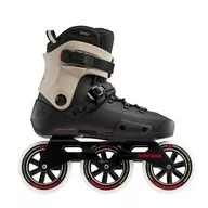 Rolki - Rollerblade Twister Edge 110 3WD - Czarno/Piaskowy - 37 - miniaturka - grafika 1