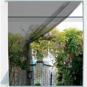 Akcesoria do okien - ProGarden Osłona okienna przeciw owadom moskitiera 130 x 150 cm kolor czarny Pro Garden B06Y2B7T8T - miniaturka - grafika 1