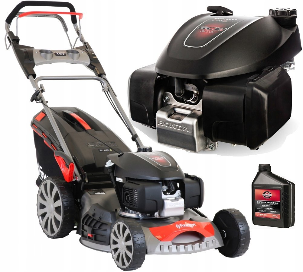 Faworyt KOSIARKA SPALINOWA Z NAPĘDEM HONDA GCV 51cm 6KM GT + OLEJ BRIGGS 0,6L