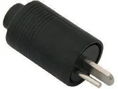 Głośniki samochodowe - Wtyk głośnikowy prosty lutowany - miniaturka - grafika 1