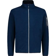 Kurtki męskie - CMP męska kurtka Knit-Tech Petrol, 56 - miniaturka - grafika 1