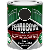 Farby olejne i specjalne - FERROBOND Farba antykorozyjna ULTRA połysk czarny RAL 9005 0,25 l - miniaturka - grafika 1