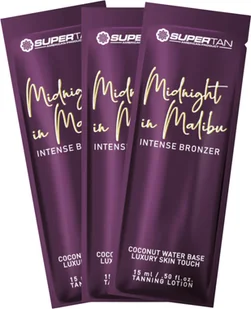 Supertan Midnight in Malibu Mocny Bronzer Do Opalania x3szt 15ml - Balsamy i kremy do opalania - miniaturka - grafika 1