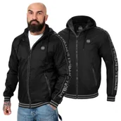 Odzież taktyczna i umundurowanie - Kurtka z kapturem przejściowa Pit Bull Whitewood '25 - Czarna - miniaturka - grafika 1