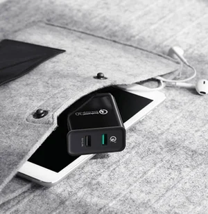 Ugreen ładowarka sieciowa Quick Charge 3.0 2x USB 30W 3A czarny (30914) - Ładowarki do telefonów - miniaturka - grafika 10