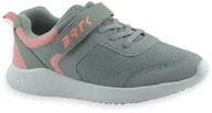 Buty dla dziewczynek - Wygodne lekkie buty sportowe dla dziewczynki Bartek 8300410 Szare - miniaturka - grafika 1