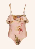 Stroje kąpielowe dla dziewczynek - Zimmermann Strój Kąpielowy Rhiannon rosa - ZIMMERMANN - miniaturka - grafika 1