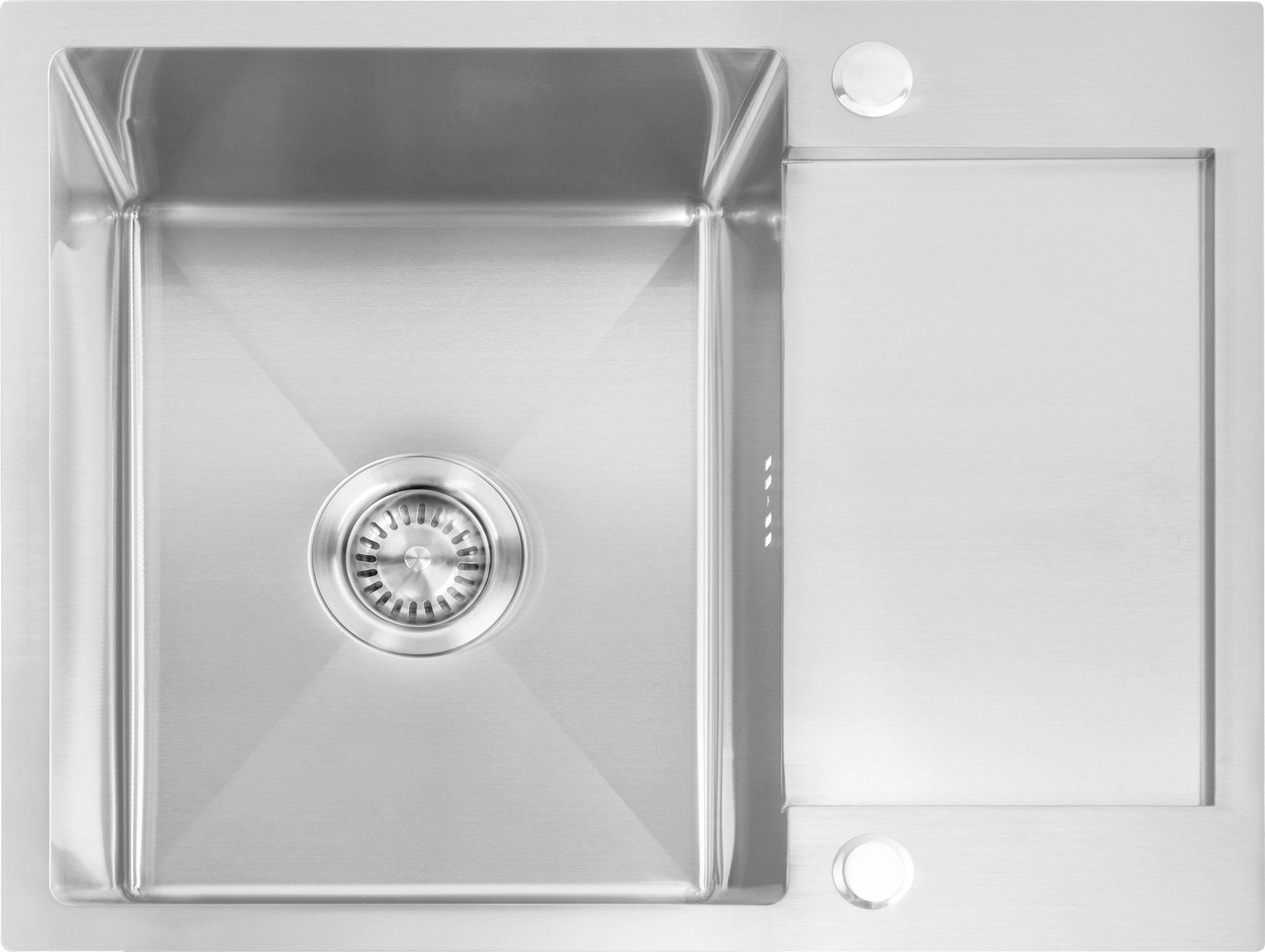 REA Zlewozmywak stalowy Paul Nikiel szczotkowany