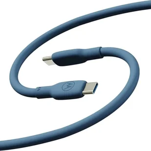 Motorola Silicone Cable C-C 5A 2m, Blue - Kable USB - miniaturka - grafika 1