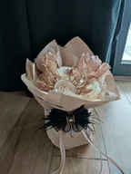 Świece - Bukiet świec Elegancki świecący flower box świec sojowych - miniaturka - grafika 1