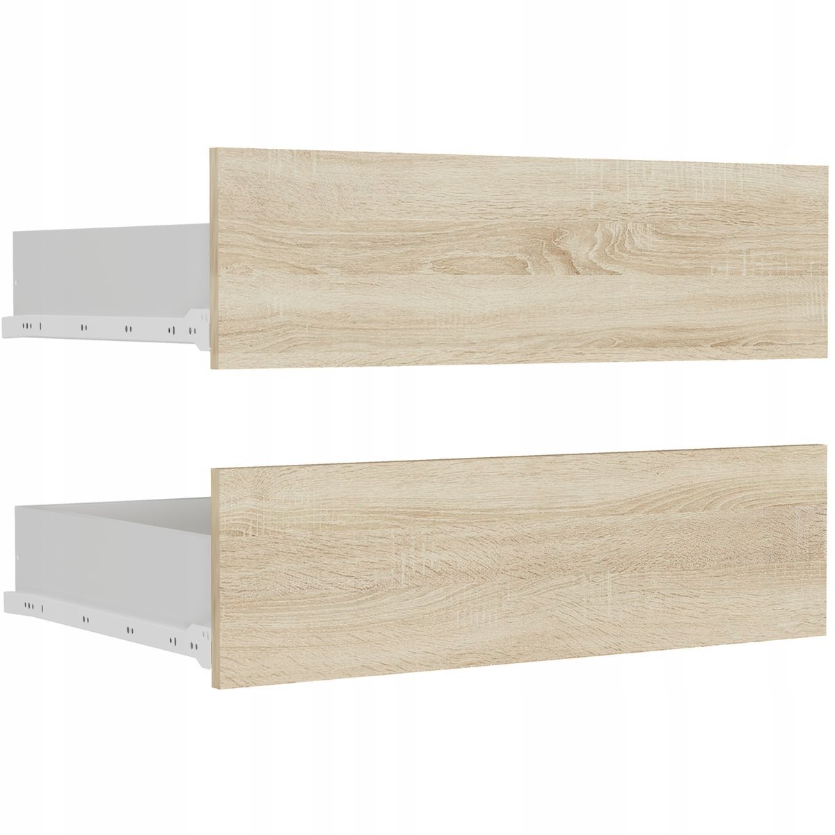 2 szuflady do szafy przesuwnej 150cm - kolor sonoma