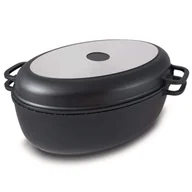 Brytfanny - BRYTFANNA GRANITOWA 39.5cm 8L NAVA FUNTZIO 128-110 - miniaturka - grafika 1