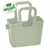 Torby i wózki na zakupy - Torba wielofunkcyjna 7,8x16,1x18,3 cm Koziol TASCHELINI ORGANIC zielona KZ-5415668 KZ-5415668 - miniaturka - grafika 1