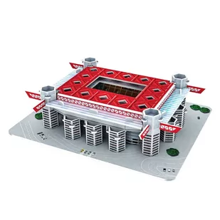 Mini stadion piłkarski - SAN SIRO - AC Milan/Inter Mediolan FC - Puzzle 3D 49 elementów - Puzzle - miniaturka - grafika 1
